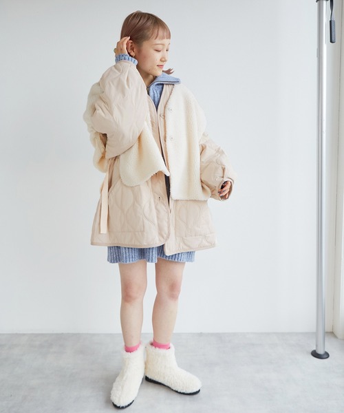 「w closet」 ジャケット FREE ライトカーキ レディース_画像2