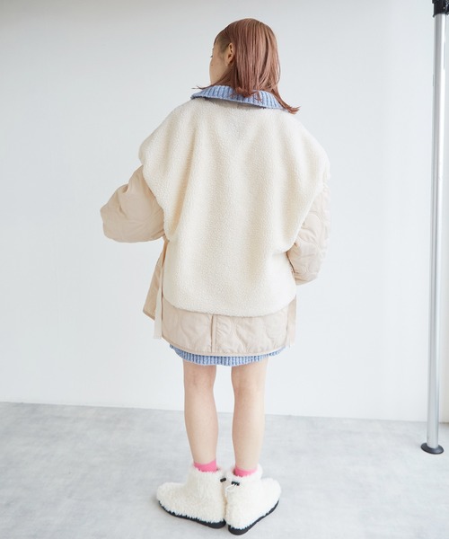 「w closet」 ジャケット FREE ライトカーキ レディース_画像5