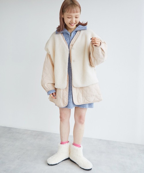 「w closet」 ジャケット FREE ライトカーキ レディース_画像7