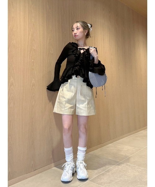 新品タグ付き　FURFUR/ファーファー　ブラウス トップス FURFUR（ファーファー） SALE50%OFF FURFUR ドットチュール