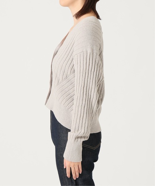 「SLOBE IENA」 ニットカーディガン FREE グレー レディース_画像8