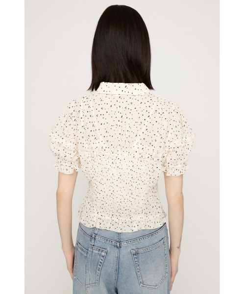 SLY（スライ） ブラウス シャツ 「2026SS新作」TINY DOTS FRILL BL