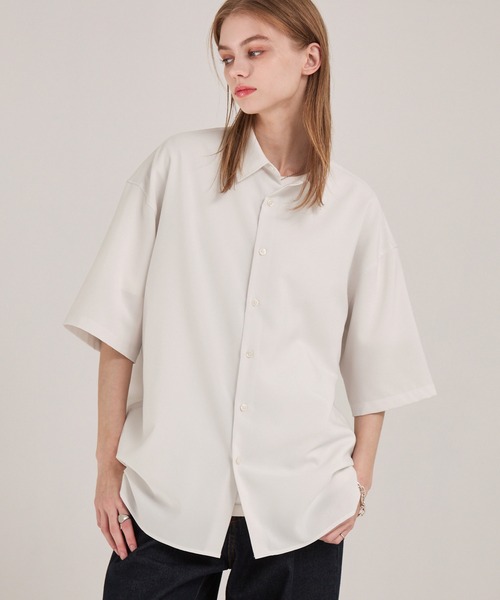 EMMA CLOTHES（エマクローズ） シャツ 半袖 多機能素材半袖ベーシック