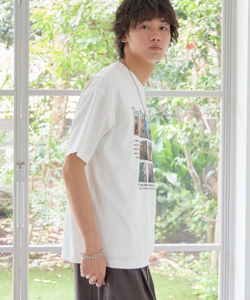 PBLIM tシャツ 半袖 「UNISEX」ロストキャットT 猫 / フォトプリント