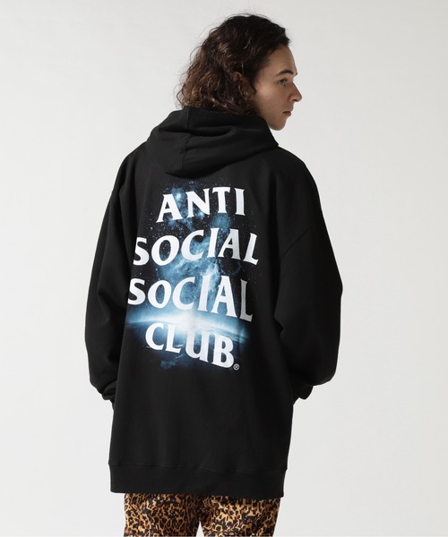 「ANTI SOCIAL SOCIAL CLUB」 プルオーバーパーカー X-LARGE ブラック メンズ