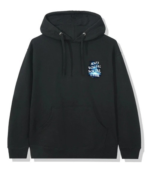 「ANTI SOCIAL SOCIAL CLUB」 プルオーバーパーカー X-LARGE ブラック メンズ