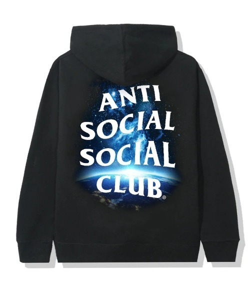 「ANTI SOCIAL SOCIAL CLUB」 プルオーバーパーカー X-LARGE ブラック メンズ