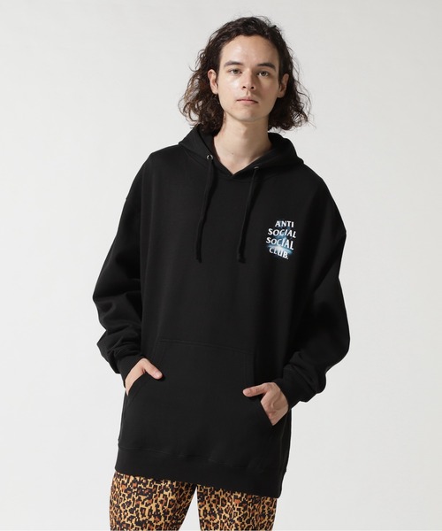 「ANTI SOCIAL SOCIAL CLUB」 プルオーバーパーカー X-LARGE ブラック メンズ
