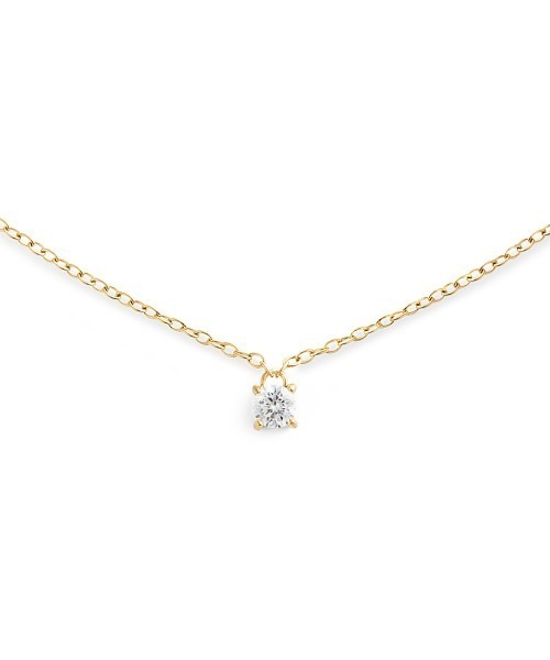 ネックレス Mirelle Solitaire Necklace ローズゴールド／ゴールド／シルバー レディース メンズの画像