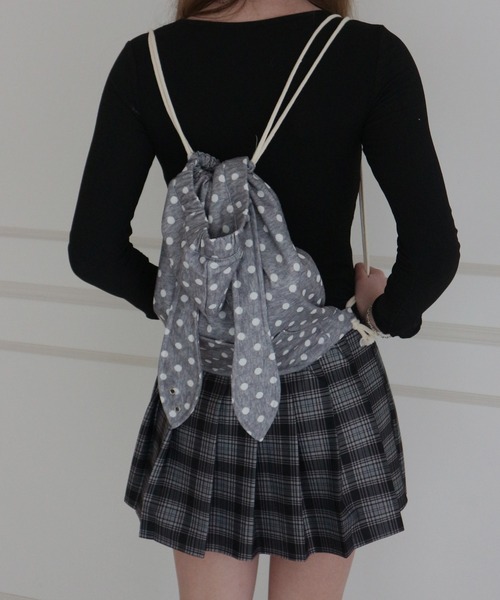 CeLess デイバック リュック Rabbit Motif Dot Knapsack / うさぎ 