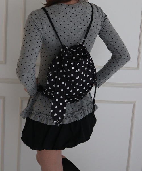 CeLess デイバック リュック Rabbit Motif Dot Knapsack / うさぎ 