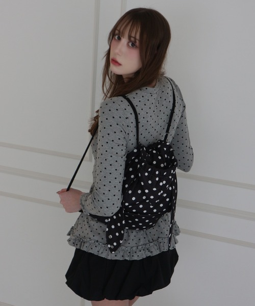 CeLess デイバック リュック Rabbit Motif Dot Knapsack / うさぎ 