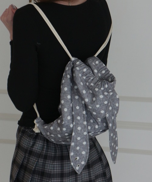 CeLess デイバック リュック Rabbit Motif Dot Knapsack / うさぎ 