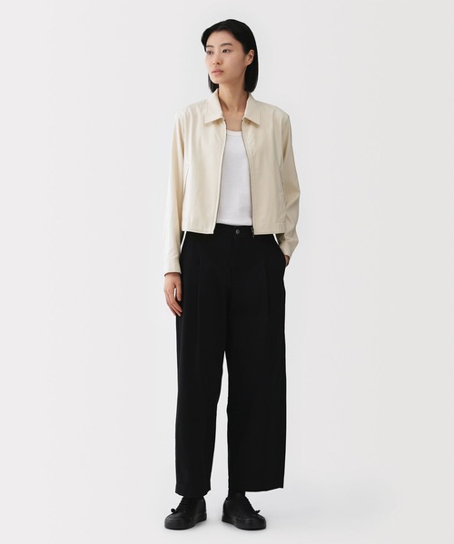 MUJI Labo ブルゾン アウター 「MUJI Labo」婦人 レーヨンコットン 襟