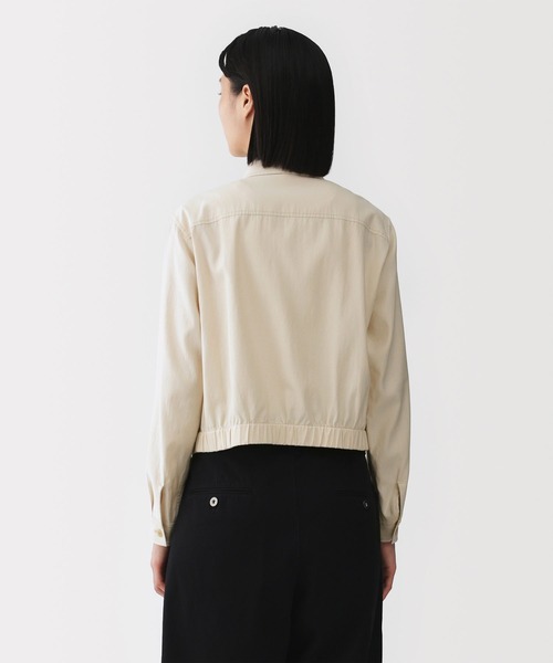 MUJI Labo ブルゾン アウター 「MUJI Labo」婦人 レーヨンコットン 襟