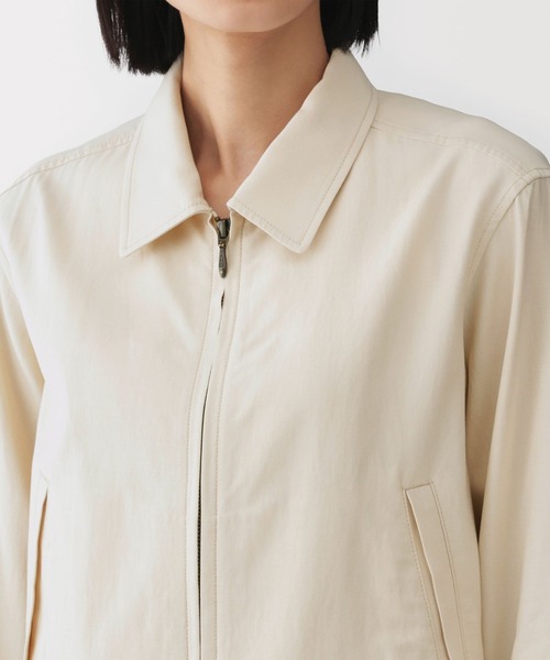 MUJI Labo レーヨンコットン ショートブルゾン Mサイズ(無印良品) 紳士 レーヨンコットン ショートブルゾン | 無印良品
