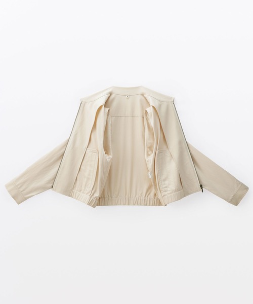 MUJI Labo ブルゾン アウター 「MUJI Labo」婦人 レーヨンコットン 襟