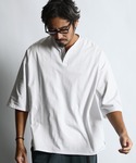 ヘンリーネック tシャツ 速乾 COOLMAX...の詳細画像1