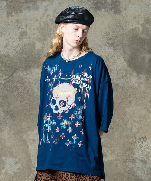 「glamb」 7分袖Tシャツ M ホワイト メンズの画像