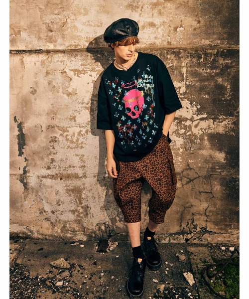 「glamb」 7分袖Tシャツ M ホワイト メンズの画像