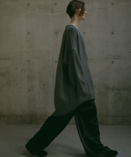 「ETRE TOKYO」 長袖ニット FREE ネイビー レディース_画像6
