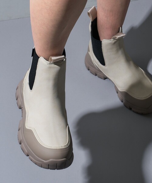 「SHAKA」 ショートブーツ 24.0cm ブラック レディース_画像2