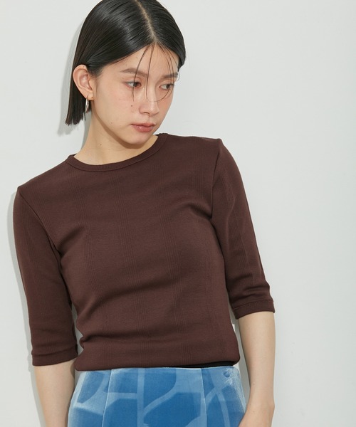 「MILLER」 半袖Tシャツ FREE ブラウン レディース_画像7