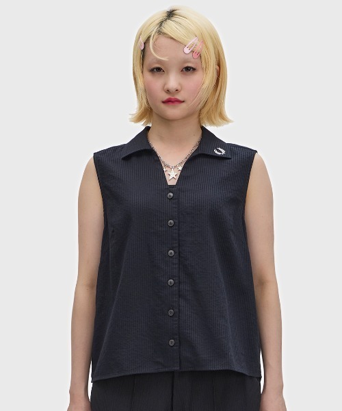 FRED PERRY（フレッドペリー） ブラウス シャツ Sheer Stripe 