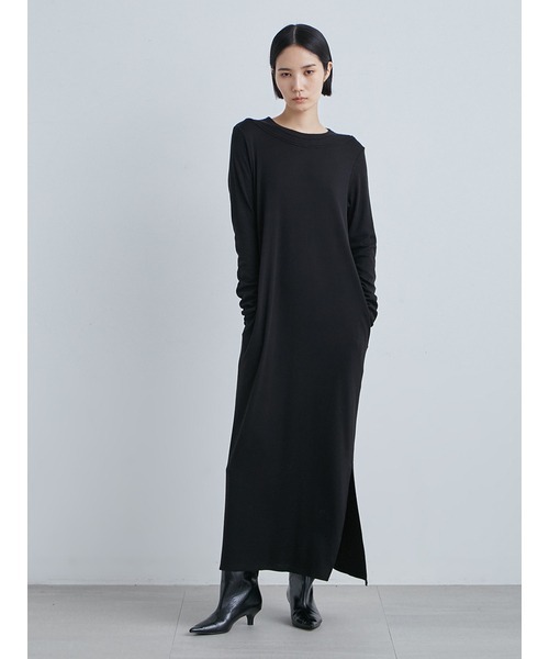 「MIESROHE」 長袖ワンピース 0 グレー レディースの画像