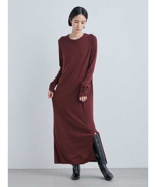 「MIESROHE」 長袖ワンピース 0 グレー レディースの画像