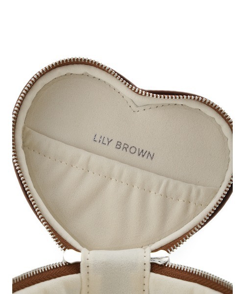「LILY BROWN」 ポーチ FREE レッド レディース_画像9