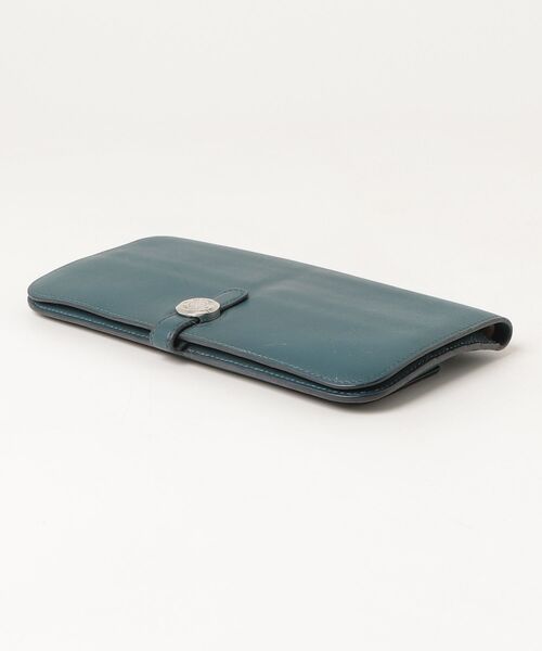 HERMES（エルメス） ドゴンGM 財布 - ブルー レディース : ZOZOTOWN