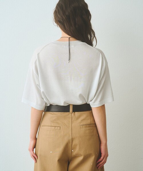 ニット セーター ラメニットTEE レディースの画像