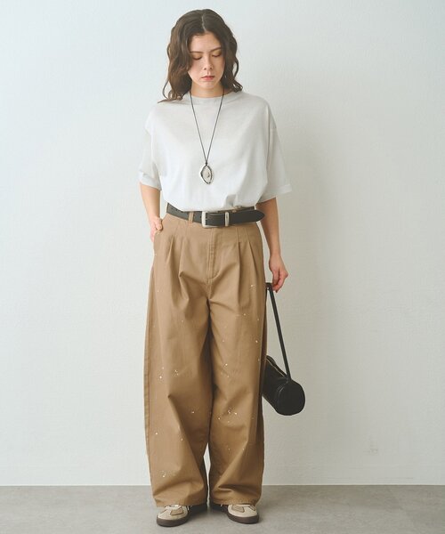 ニット セーター ラメニットTEE レディースの画像