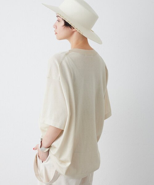 ニット セーター ラメニットTEE レディースの画像
