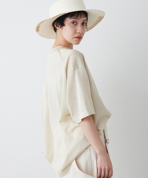 ニット セーター ラメニットTEE レディースの画像