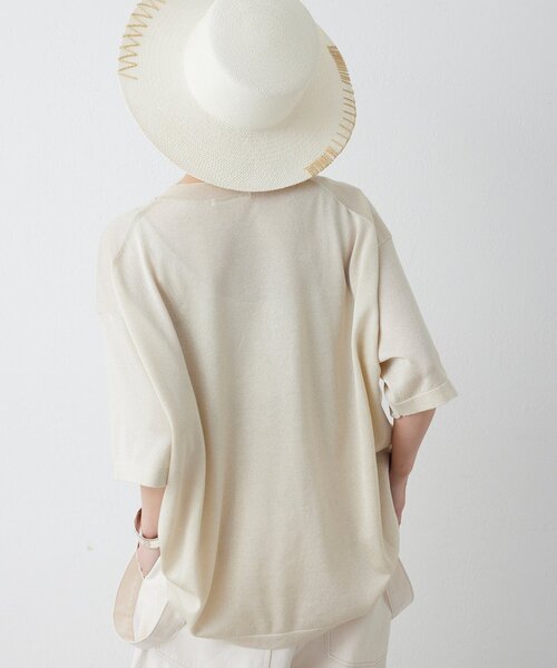 ニット セーター ラメニットTEE レディースの画像
