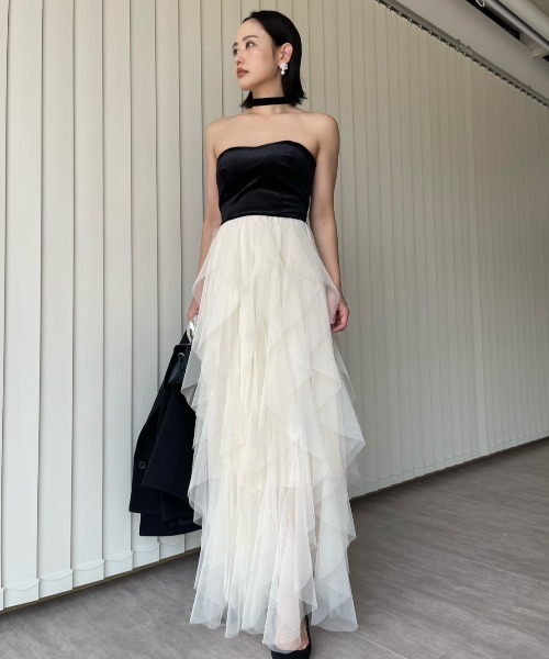 【AMAIL】オケージョンドレス* AMAIL（アマイル） ドレス Ethereal Tulle Dress : ZOZOTOWN Yahoo!店