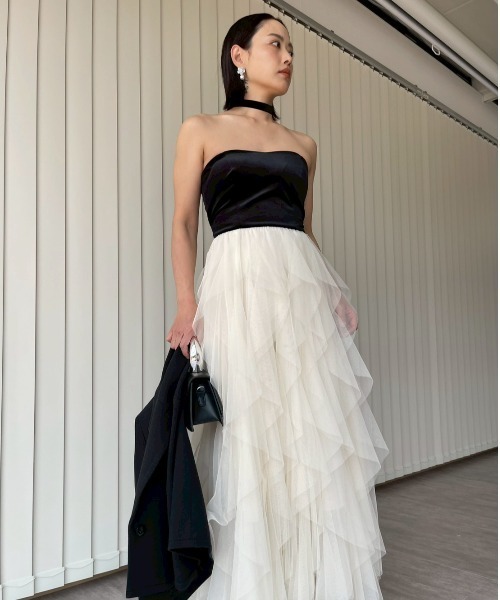 AMAIL（アマイル） ドレス Ethereal Tulle Dress : ZOZOTOWN Yahoo!店