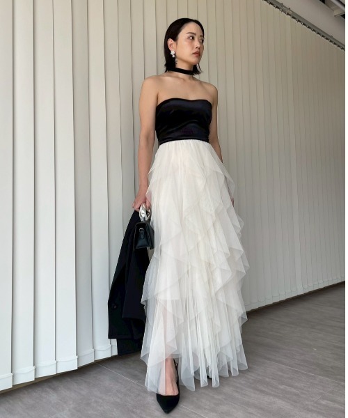 amail オケージョンドレス AMAIL（アマイル） ドレス Ethereal Tulle Dress : ZOZOTOWN Yahoo!店