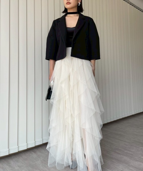 amail オケージョンドレス AMAIL（アマイル） ドレス Ethereal Tulle Dress : ZOZOTOWN Yahoo!店