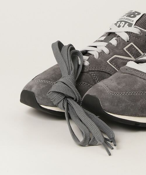 「New Balance」 ローカットスニーカー 24.5cm ブラック レディースの画像