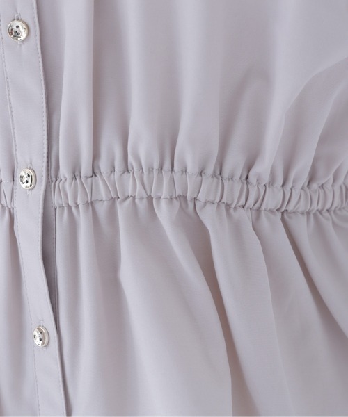 ブラウス シャツ 「ちょうど、いい服」きゅっとふわっと。全部盛りブラウス レディースの画像