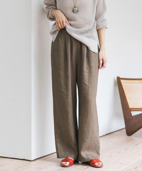 URBAN RESEARCH DOORS(アーバンリサーチドアーズ) パンツ リネン URBAN RESEARCH DOORS(アーバンリサーチドアーズ) パンツ リネン