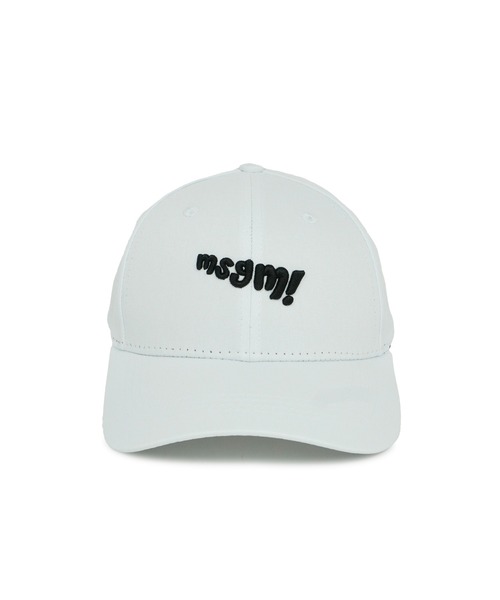 キャップ 帽子 MSGM KIDS ”MSGM!” 刺繍キャップ キッズ 子供 男の子 女の子の画像