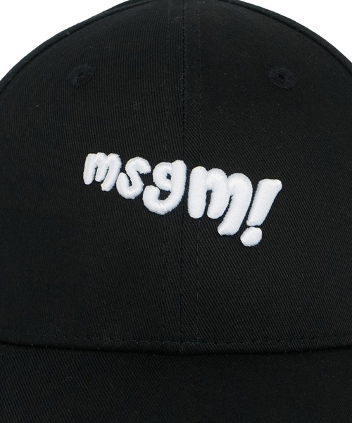 キャップ 帽子 MSGM KIDS ”MSGM!” 刺繍キャップ キッズ 子供 男の子 女の子の画像