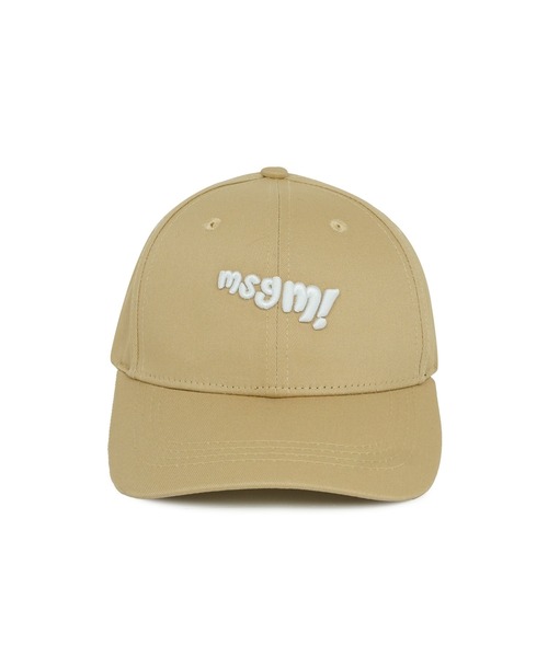 キャップ 帽子 MSGM KIDS ”MSGM!” 刺繍キャップ キッズ 子供 男の子 女の子の画像