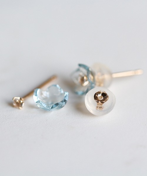 ピアス フラワーピアス | K10YG レディース メンズの画像