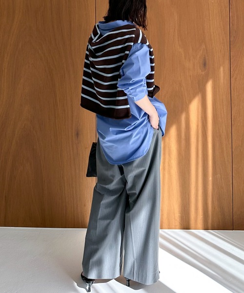 「DOUX ARCHIVES」 パンツ 40 グレー レディース_画像6