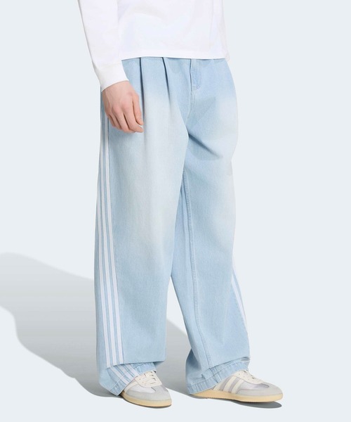 adidas（アディダス） ワイドパンツ ジーンズ メンズ レディース